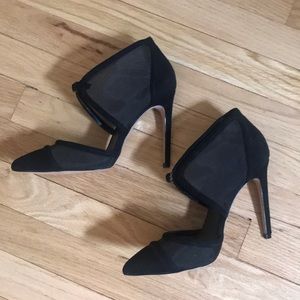 Reiss black high heels